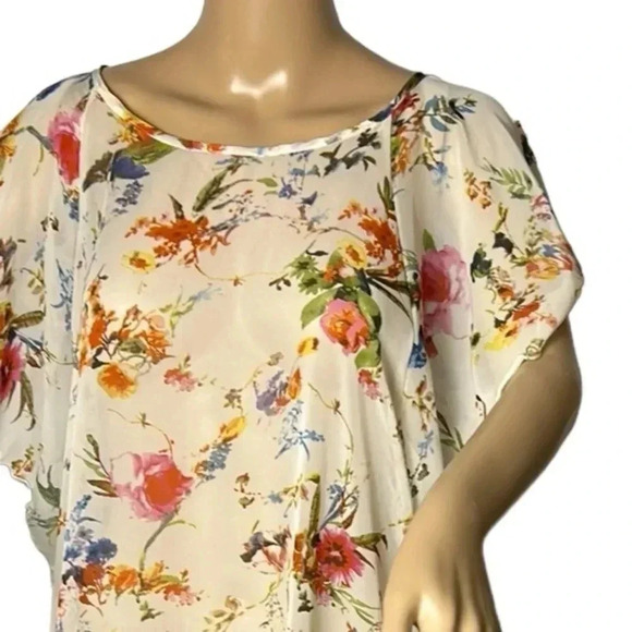 Y2K,vtg,MINT LIMIT  women XL, dress,sheer,chiffon type,bell ,tie,keyhole, NWT - Picture 2 of 15